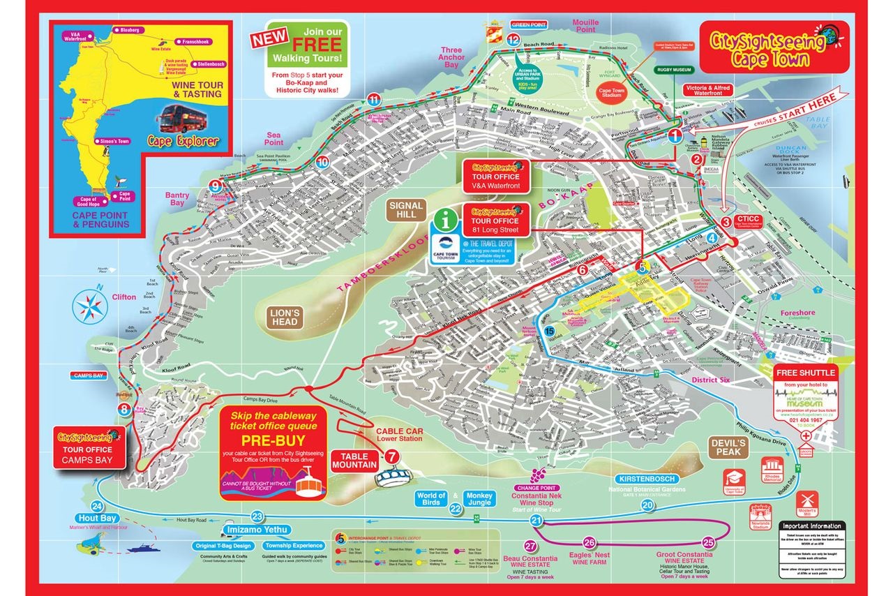 Quebec City Hop On Hop Off Bus Route Map